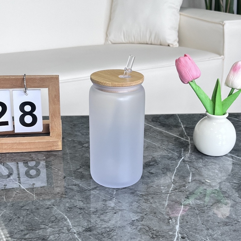 16oz Frosted Reusable Plastic Can for Vinyl Unbreakable Drinking Acrylic Tumbler Cup for Iced Coffee Soda Beer Pop – Drinking Acrylic Cup and Reusable Plastic Cup price