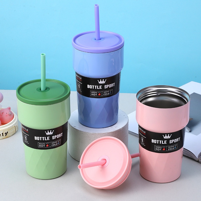2023 2024 New Arrival Customize 17oz 510ml 500ml Tumbler Double Wall Travel Stainless Steel Coffee Cup Vacuum Insulated with Lid and Straw 3 Lid Choose – Tumbler and Smart Mug price