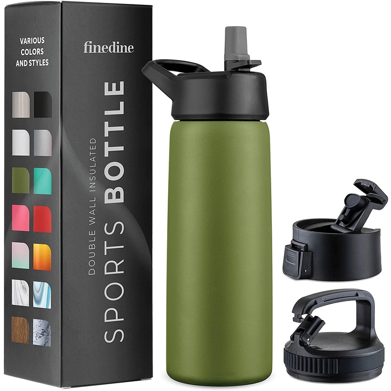 22oz Triple Layer Large Capacity Stainless Steel Insulated Water Bottle with Straw Vacuum Flasks – Bottle and Vacuum Flak price