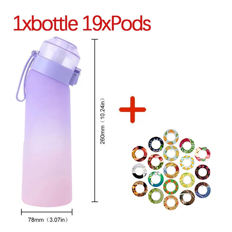 750ml Starter up Set Drinking Bottles 0% Sugar Flavored Air Scent Fruit Flavour Tritan Plastic Water Bottle with Flavor Pods – Sport Water Bottle and Drinking Bottle price