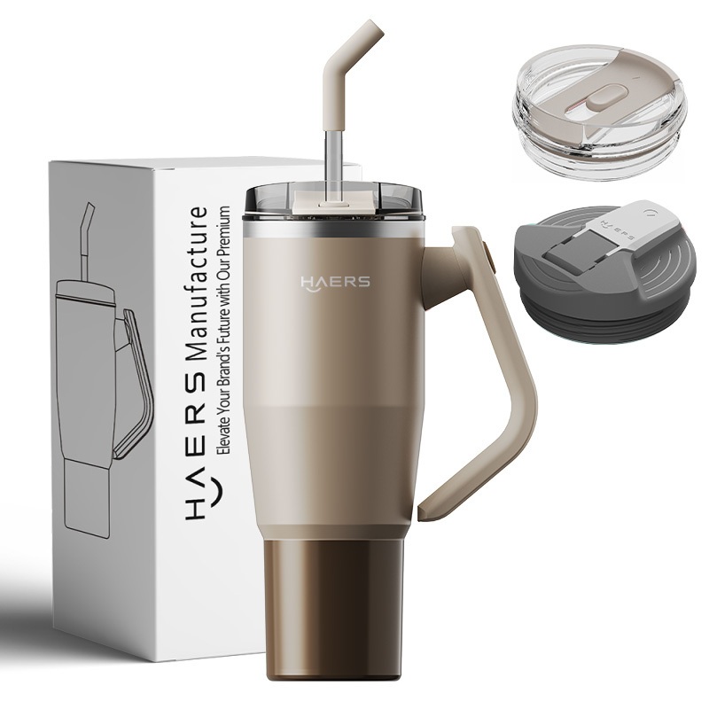 Haers Customized Non-Lead Stainless Steel Coffee Tumbler with Straw – Stainless Steel Tumbler and Coffee Tumbler price