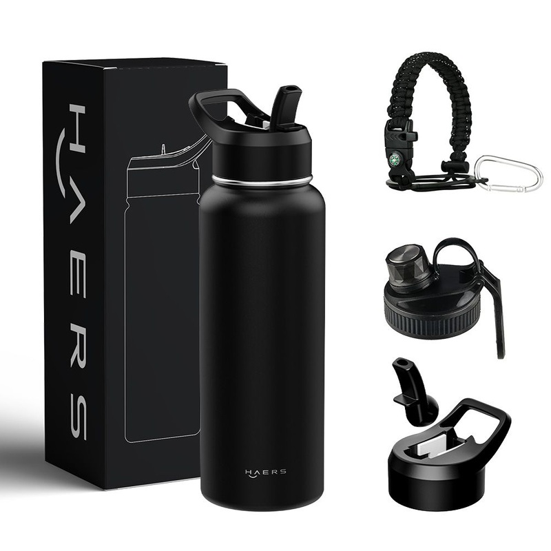 Haers Customized Sports Vacuum Insulated 304 Stainless Steel Water Bottle with Various Sizes – Sport Water Bottle and Stainless Steel Water Bottle price