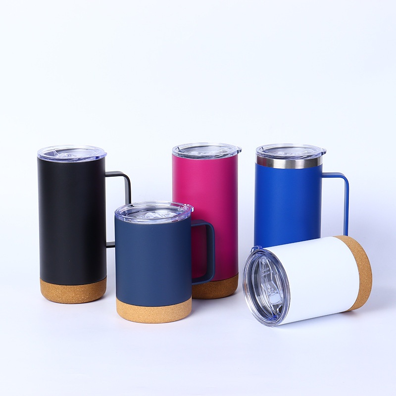 Simple Stainless Steel Vacuum Double-Layer Insulated Cup Portable Handle – Vacuum Flask and Vacuum Cup price