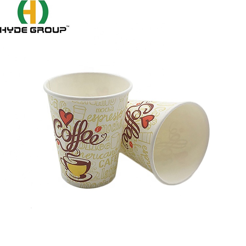 Single Wall Style Disposable Paper Cup 7.5oz Coffee Drinking Cups – Paper Cup Coating and Paper Coffee Cups price