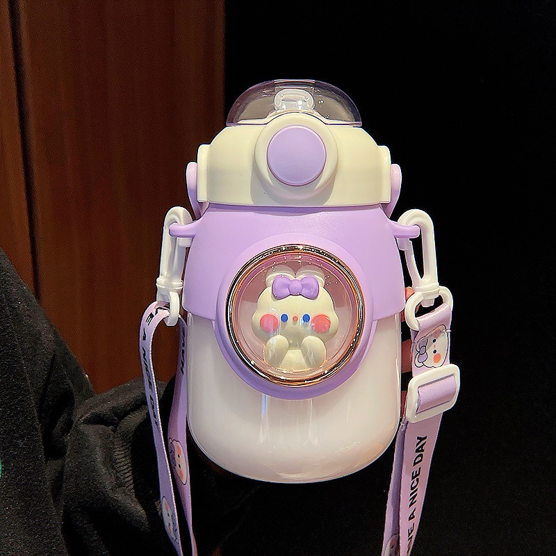 Space Capsule 3D Cartoon Doll Plastic Water Bottle for Children and Girls – Plastic Water Cup and Large Capacity Water Cup price
