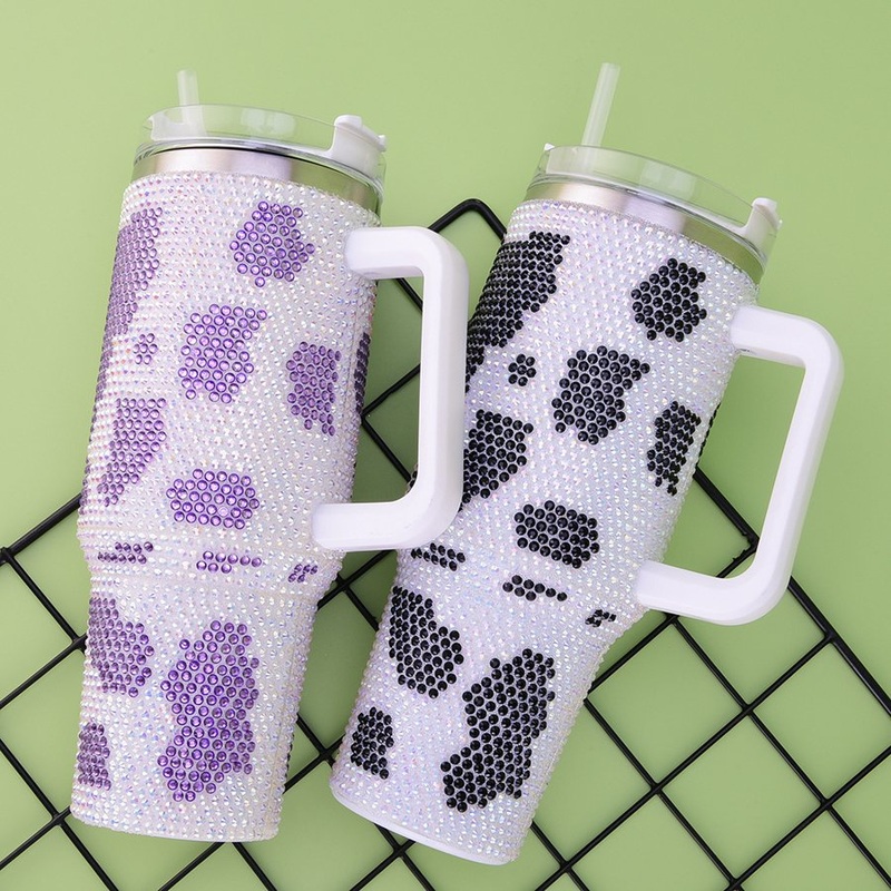 Stainless Steel Vacuum Insulated Wholesale Sports Baseball Tumbler Bling Rhinestone Softball Tumblers 40oz with Handle – Rhinestone Softball Tumblers and Sports Baseball Tumbler price