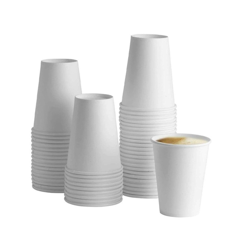 White Paper Hot Drink Disposable Cup Go Becher 12 Oz Coffee Paper Cup Disposable – Paper Cups and Coffee Cups price