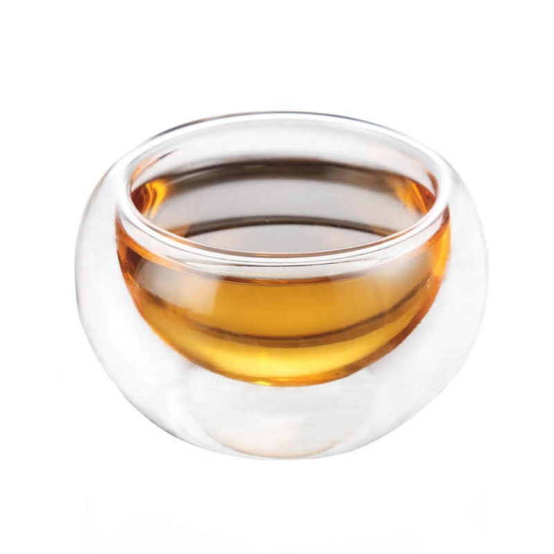 Wholesale Custom High Borosilicate Glass Coffee Mug Heat Resistant Glass Tea Cup Insulated Double Wall Glass Cup – Glass Cup and Glass Tea Cup price