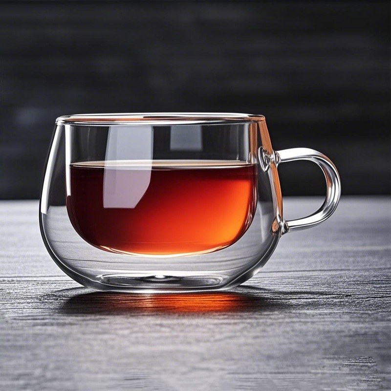 130ml 250ml Heat Resistant Double Wall Glass Kitchenware Glassware Coffee Tea Juice Water Milk Wine Beer Drinking Mugs Cup – Glass Tea Cup and Glass Tea Cup with Handle price