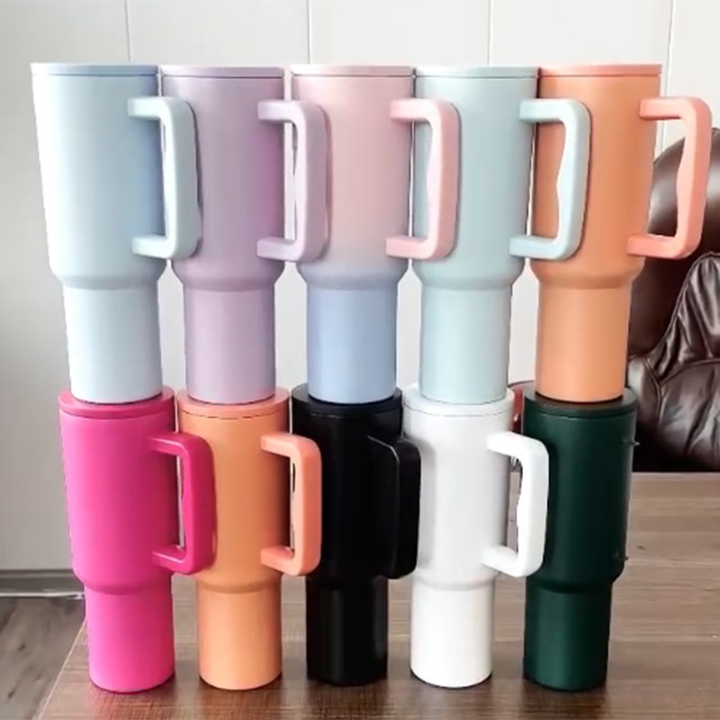 30oz Hot Sale Double Wall Vacuum Insulated 40 Oz Simple Modern Water Bottle Thermos Cup Vacuum Flask with Straw – Water Bottle and Thermos price
