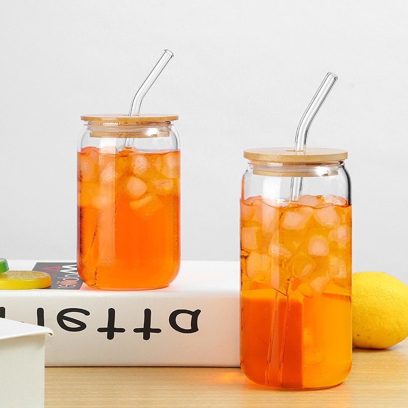 350 and 500ml Coca Cola Glass Cup Mug with Glass Straw – Glass Cup and Glass Mug price