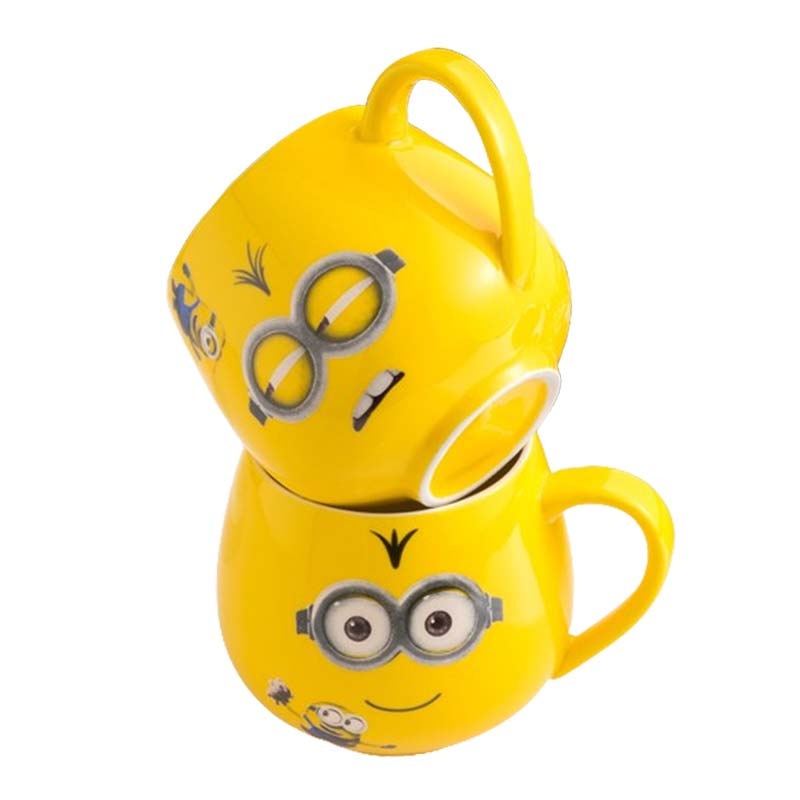 Affordable Little Yellow Man Minions Pattern Coffee Cup – Yellow Man Minions and Pattern Ceramic price
