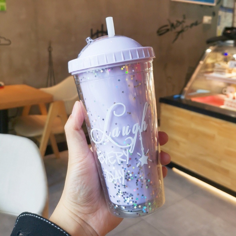 Custom Dome Lid Flat Lid Plastic Tumbler Double Wall Water Bottle Drinking Straw – Double Wall Plastic Tumbler and Plastic Bottle price