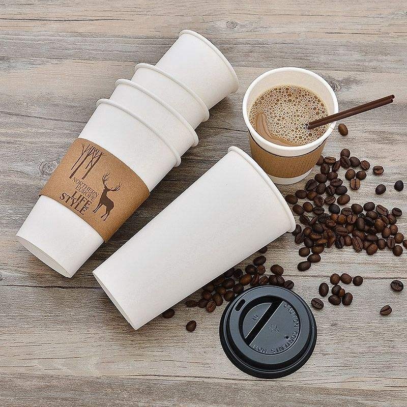 Custom Printed Single-Use Paper Coffee Cups for Hot Beverage – Paper Drinking Cup and Paper Cup price