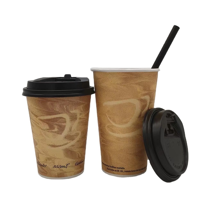 Single Wall Takeaway Paper Cup with Pet PP Lids – Single Wall Paper Cup and PLA Coated Paper Cup price