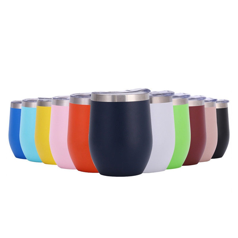 Stainless Steel Insulated Egg Shaped Wine Tumbler Cheap Coffee Cup Bouteilles Metalliques – Stainless Steel Tumbler Bottle and Stainless Steel Wine Bottle and Tumbler Set price