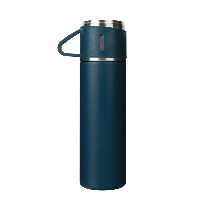 Stainless Steel Sport Water Bottle and Two Cups – Thermos Cup and Fitness Water Bottle price