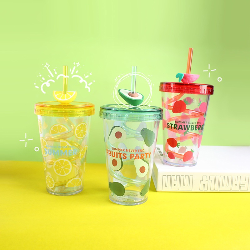 Summer Creative Rotating Straw Plastic Water Cup – Plastic Bottle and Pet Bottle price
