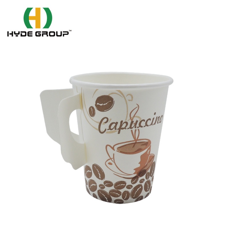 Wholesale 9oz Single Wall Handle Paper Hot Tea Coffee Cup – Paper Coffee Cup and Disposable Paper Cup price