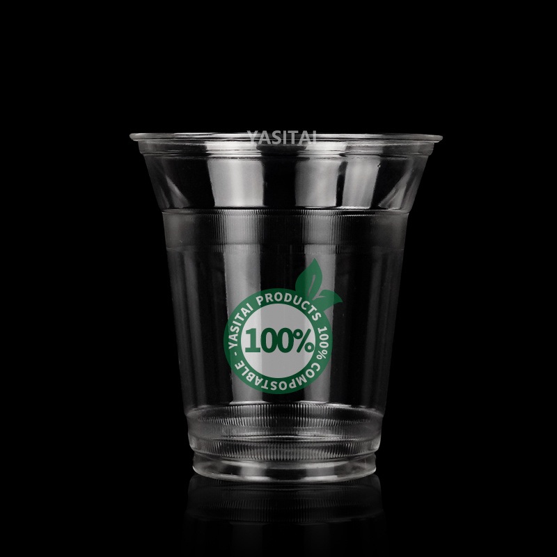 Yst Factory BPA Free Biodegradable Disposable Plastic Transparent Cups with Lids 500ml – Milk Tea Cup and Coffee Cup price