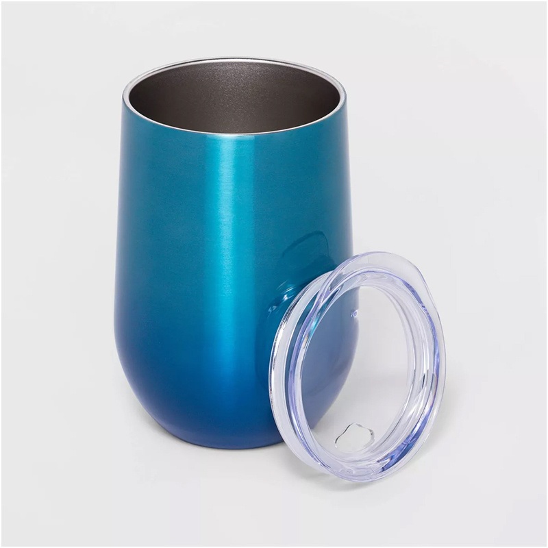 12oz Egg Shape Vacuum Insulated Double Wall Stainless Steel Vacuum Wine Coffee Tumbler with Lid – Tumbler and Wine Tumbler price