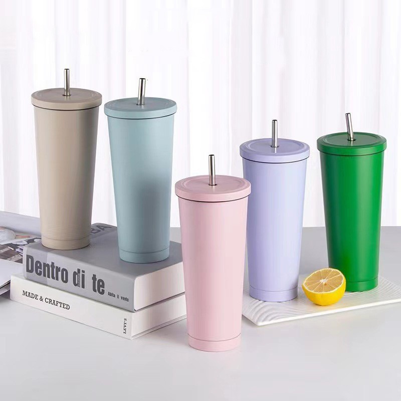 16oz 500ml 750ml Kawaii Water Bottle Stainless Steel Vacuum Insulated Tumbler with Lid Double Wall Travel Mug – Custom Coffee Cups and Stainless Steel Cup with Straw price