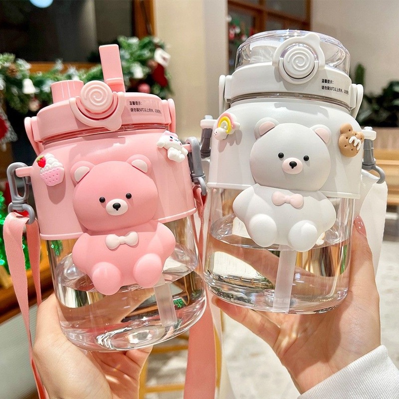 1L New Gift Large Capacity Cute Childrens Plastic Cup Portable Water Bottles – Water Bottle and Portable Water Bottle price