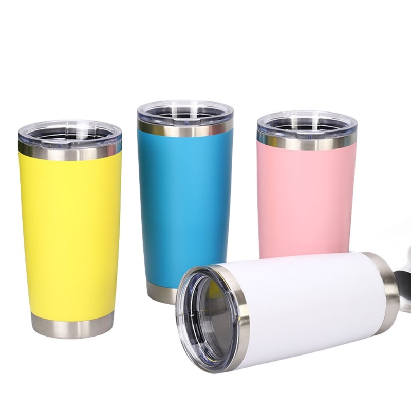 20oz Stainless Steel Tumbler Vacuum Insulated Metal Cups Multi-Color Thermal Insulation Car Mug for Hot and Cold Drinks – Stainless Steel Tumbler and Insulated Metal Cups price