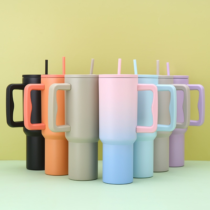 30oz 40oz Leak-Proof Tumbler Double Wall Heat Thermo Insulated Cup Vacuum Flask Coffee Mug Beverage Water Bottle with Handle Lid – Water Bottle and Stainless Water Bottle price