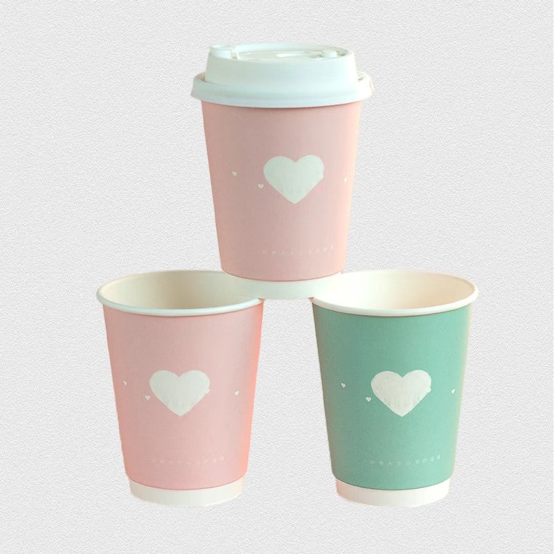 Biodegradable Cold Beverage Wine Custom Logo Embossing Double Wall Coffee Paper Cup – Double Wall Paper Cup and Paper Cup price