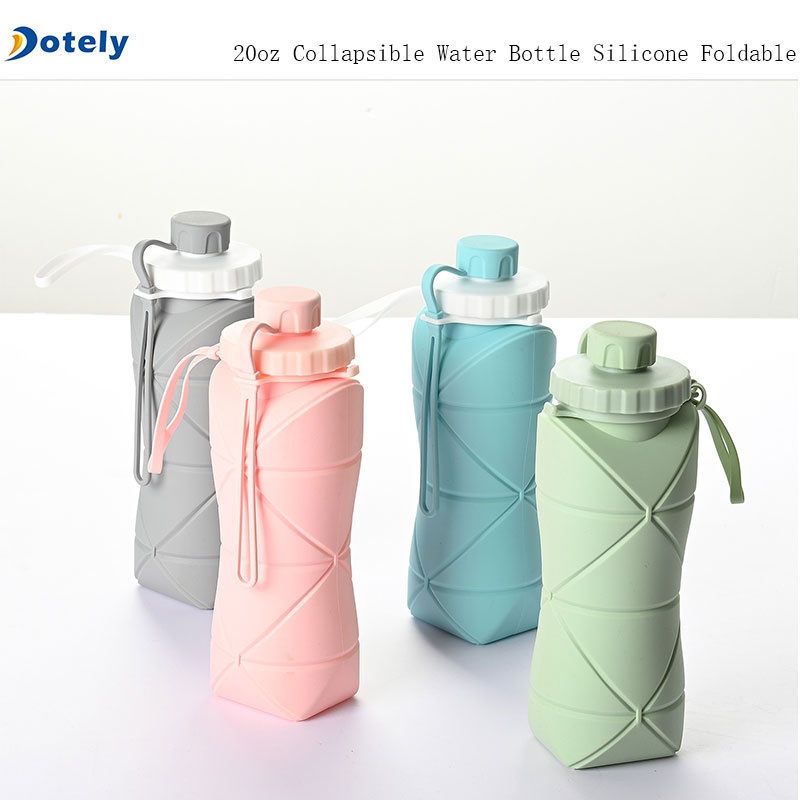 Collapsible Water Bottle Silicone Foldable Bottles for Travel BPA Free 20 Oz – Water Bottle and Silicone Water Bottle price