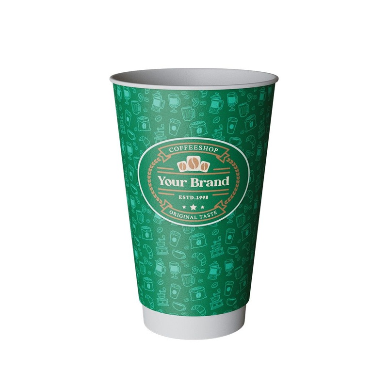 Customizable Logo Design Disposable Paper Coffee Cups Double Wall Tea Beverage Cup – Coffee Cup and Disposable Coffee Cup price