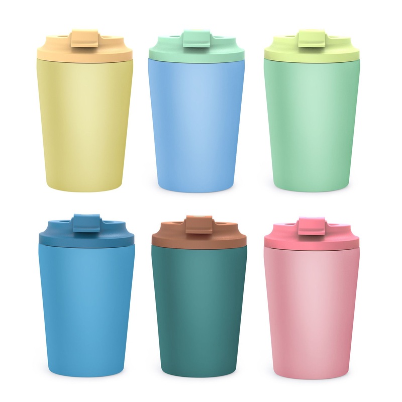 Factory Price New 304 Stainless Steel Coffee Cups Customized Double Flip Flap Lid Coffee Cups Insulation Cups Vacuum Carry-on Cups – 12 Oz Insulated Stainless Steel Tumbler and Double Wall Stainless Steel Coffee Mug price