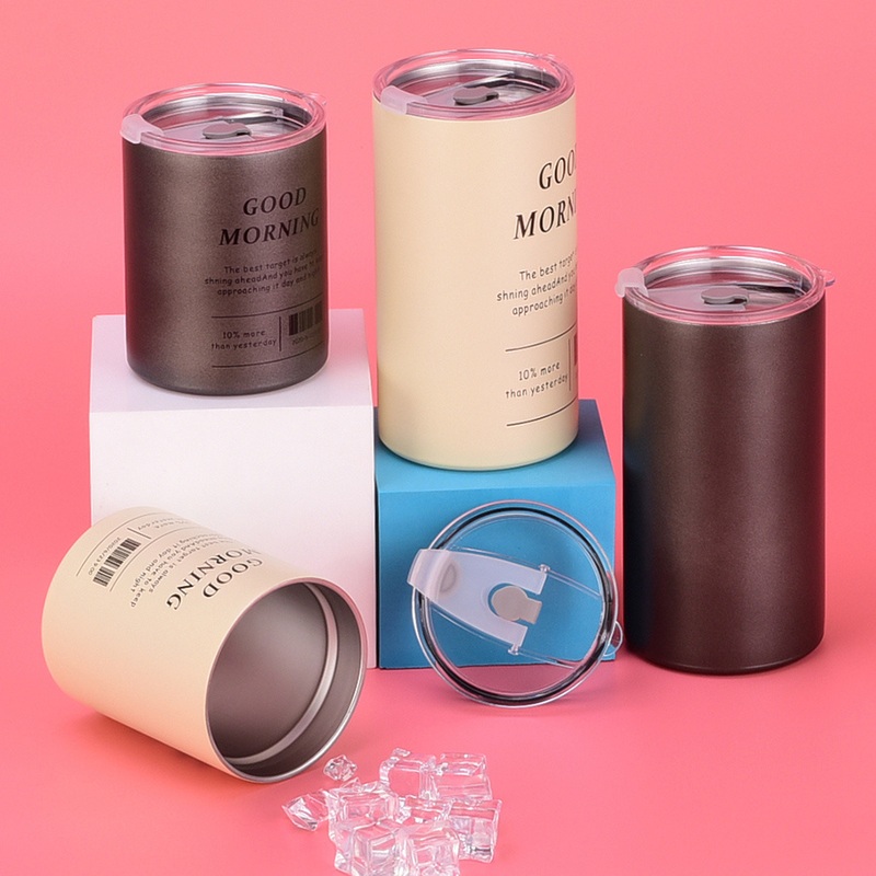 Food No Minimum Adult Mug Party Reusable Printed Logo Metal Stainless Steel Custom Cups with Lids – Custom Cups with Lids and Stainless Steel Cups price