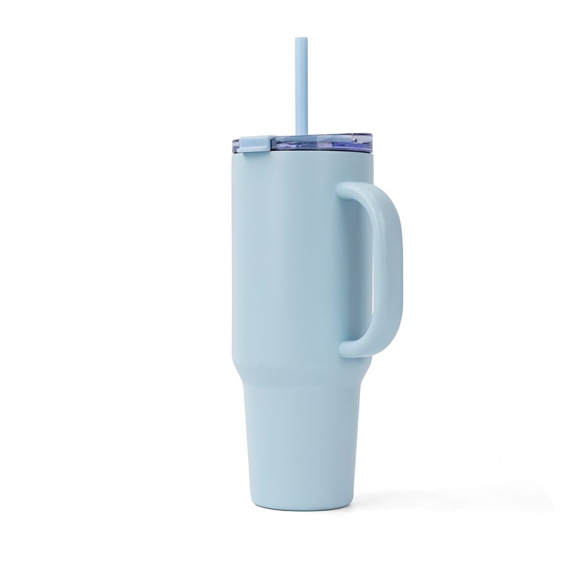 Low Price Custom 40oz Insulated Handle Tumblers with Lids and Straw Steel Vacuum Insulated Tumbler Cup with Straw – Tumbler and 40oz Tumbler with Handle price