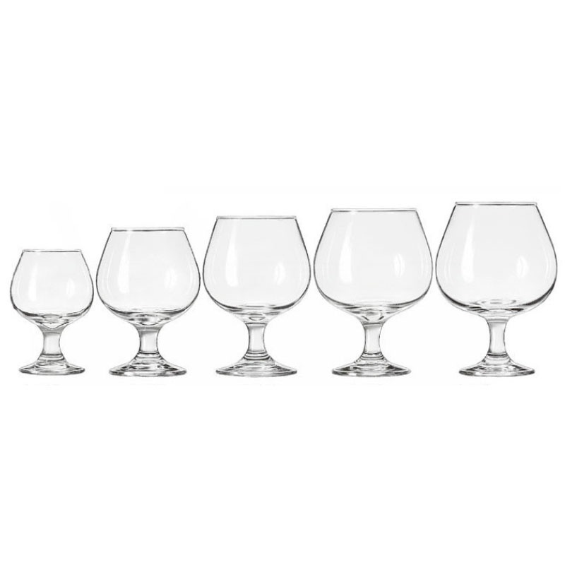 Mouth Blown Footed Brandy Glass Different Size Short Stemmed Beer Glass for Sale – Brandy Glass and Brandy Snifter price