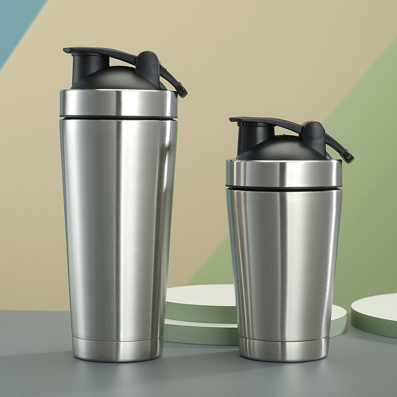 New Design Double Wall 304 Stainless Steel Custom Gym Sports Protein Shaker Water Bottle – Vacuum Flask and Stainless Steel Bottle price