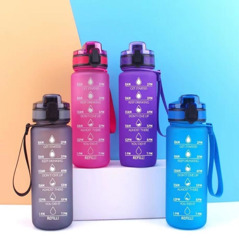 Premium Colorful Creative BPA Free Water Jug Bottle with New Wide Handle Straw Lid for Kids Children Adults Women Use – Sports Bottle and Plastic Bottle price