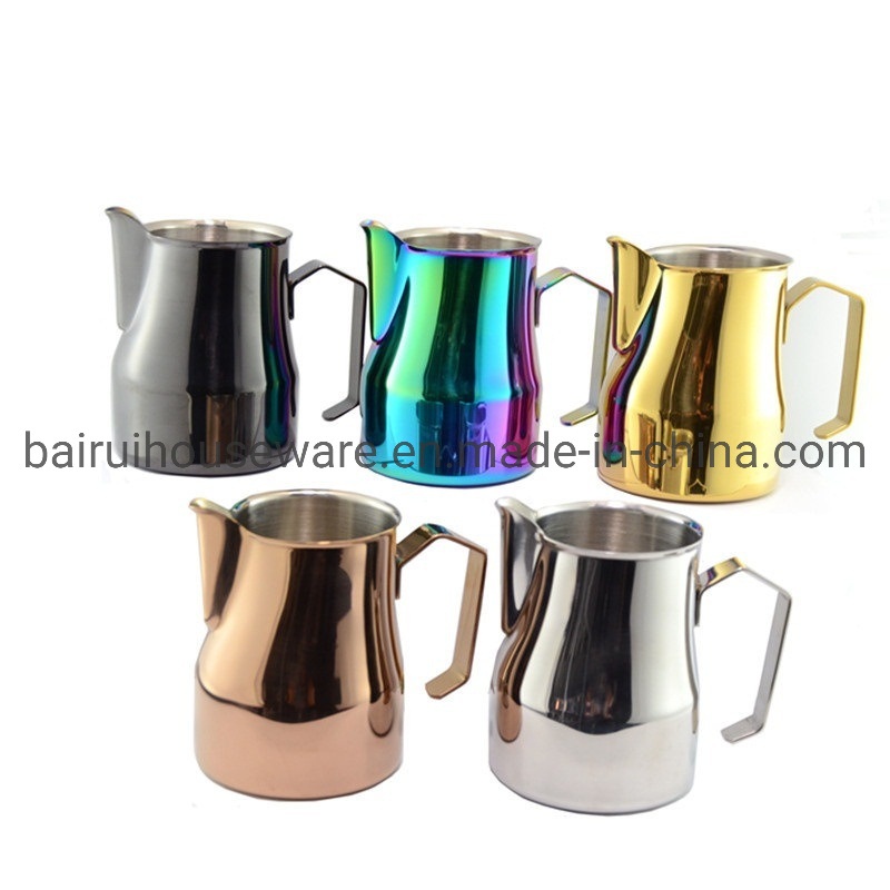 Stainless Steel Milk Jug Espresso Cups Coffee Foamer Mugs Italian Latte Art Latte Milk Frothing Jug Pitcher Cup 1161 – Milk Jug and Stainless Steel Milk Pitcher price