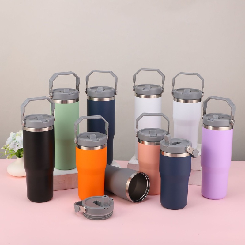 Wholesale Flip up Straw 30oz 20oz Drink Tumbler Cup Stainless Steel Vacuum Insulated Tumbler Custom Logo Coffee Mug Cold Tumbler – Tumbler and Stainless Steel Tumbler price