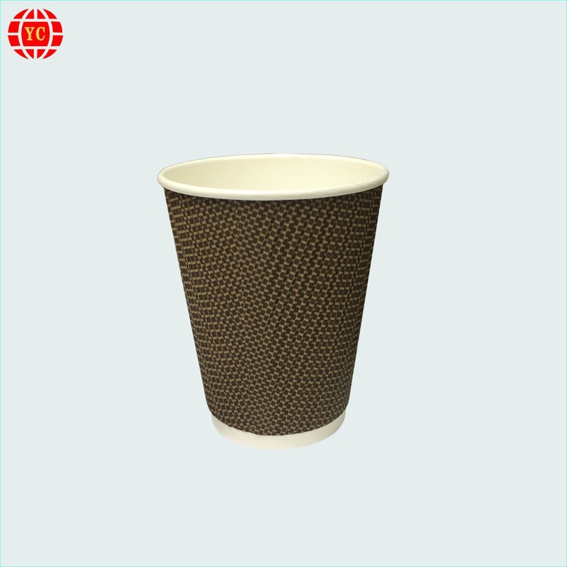 12oz Ripple Wall Cup Embossed Coffee Cup – Paper Cup and Ripple Wall Paper Cup price