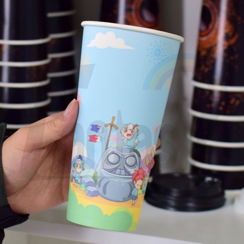 16oz 22oz Customized Logo Custom Size Customization Design Single Wall Paper Cup – Paper Cup and Single Wall Cup price