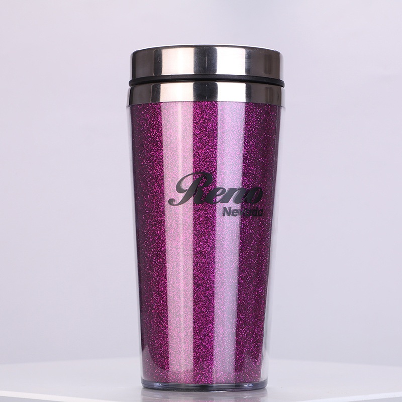20oz Stainless Steel and Plastic Double Wall Travel Mug with Lid – Stainless Steel Travel Mug and Auto Mug price