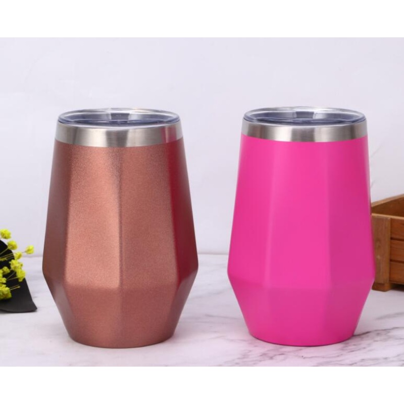 350ml Double Wall Stainless Steel Vacuum Wine Mug – Coffee Mug and Tumbler price