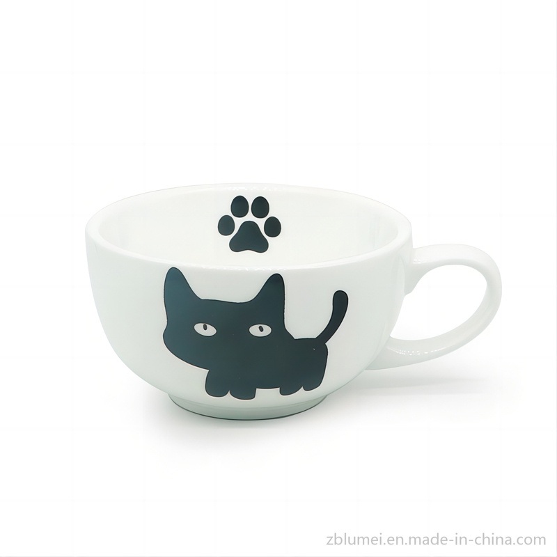Assorted Microwavable Ceramic Wide Mouth Open Coffee & Tea, Soup Mug with Inner Logo/Picture Customized – Mug with Inner Logo and Microwavable Ceramic Mug price