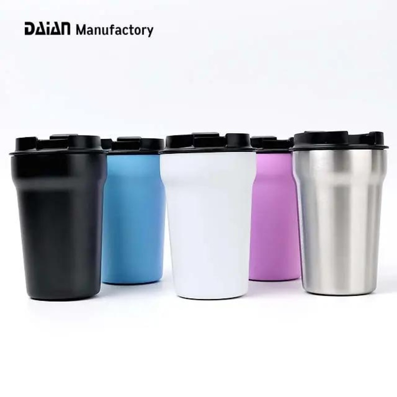 China Factory Thermal Matte Insulated Coffee Mug Stainless Steel Sublimation Cup – Double Wall Stackable Tumbler and Dishwasher Safe price