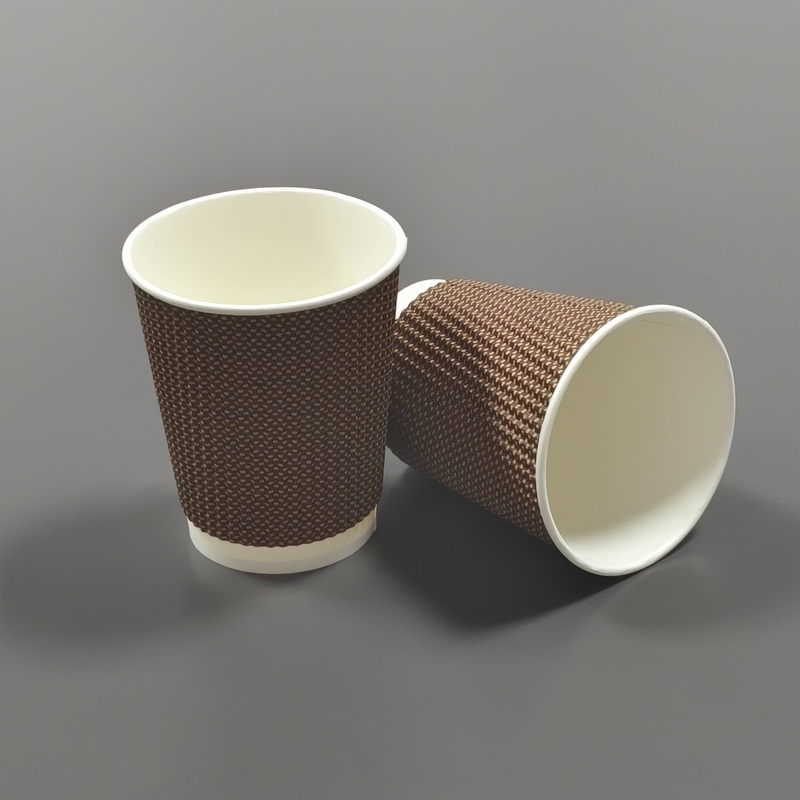 Factory Direct Sale Biodegradable Ripple Wall Disposable Coffee Paper Cup – Biodegradable and Ripple Wall Paper Cup price