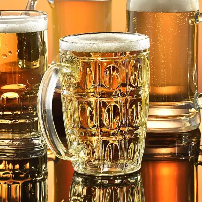 Hot Selling 380ml Transparent Sublimation Glass Beer Cup Mug – Glass Cup and Glass Jar price