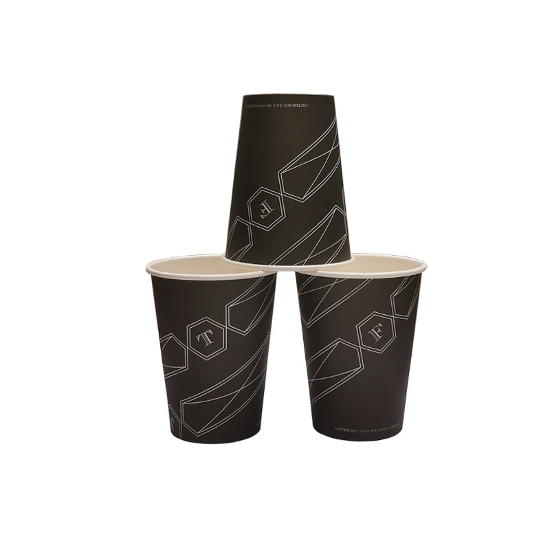 No Leak 12oz Single Wall Disposable Paper Cup with Lids – Cup and Paper Cup price