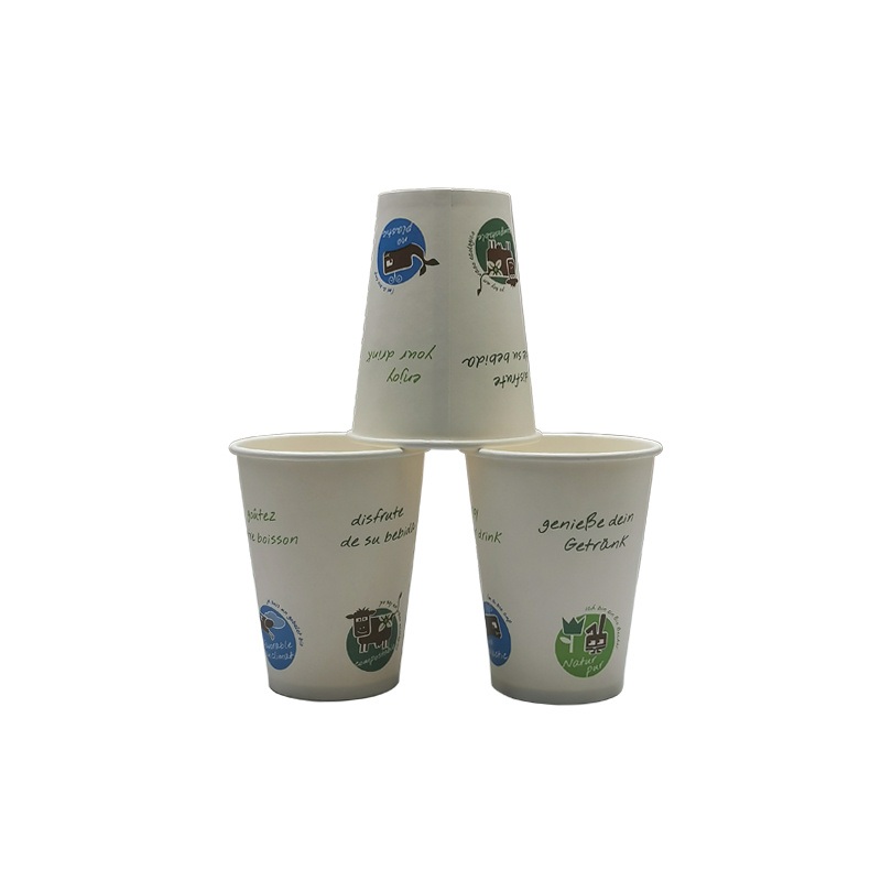 OEM Logo Printed Cup Coffee Hot Drinking Mug 12oz Disposable Paper Cup – Cup and Paper Cup price